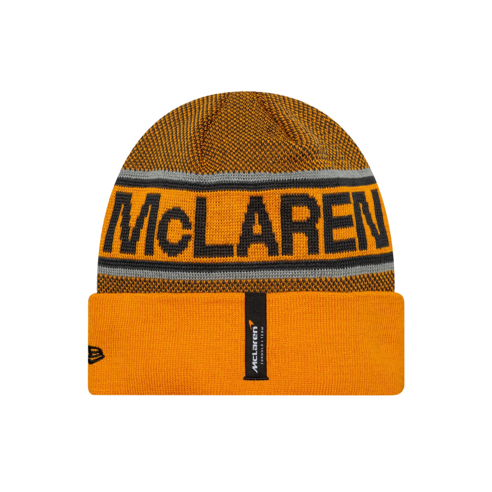 2025 New Era x McLaren F1 Fanwear Cuff Beanie