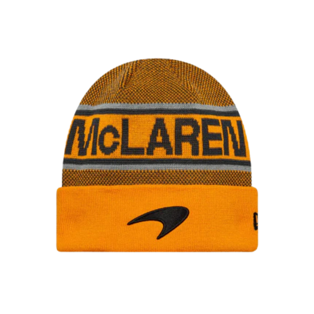 2025 New Era x McLaren F1 Fanwear Cuff Beanie