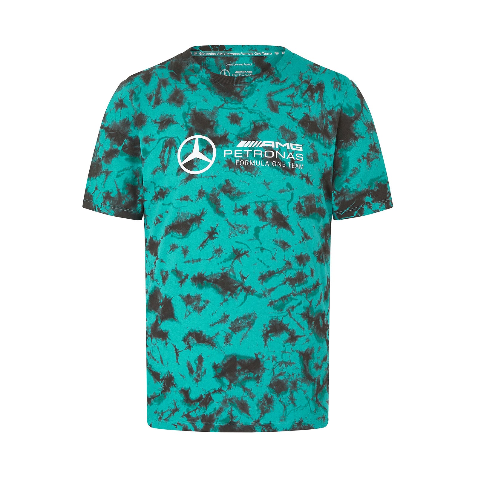 Maglietta Uomo Mercedes AMG Petronas F1 Team 2024 - Replica Ufficiale, Con Stampa Esagonale E Loghi