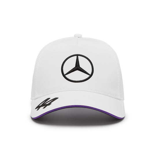 Mercedes-AMG PETRONAS 2024 Lewis Hamilton White Trucker Cap