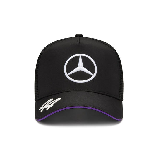 Mercedes-AMG PETRONAS 2024 Lewis Hamilton Black Trucker Cap