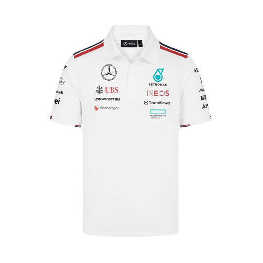Mercedes-AMG PETRONAS 2024 Team Poloshirt White