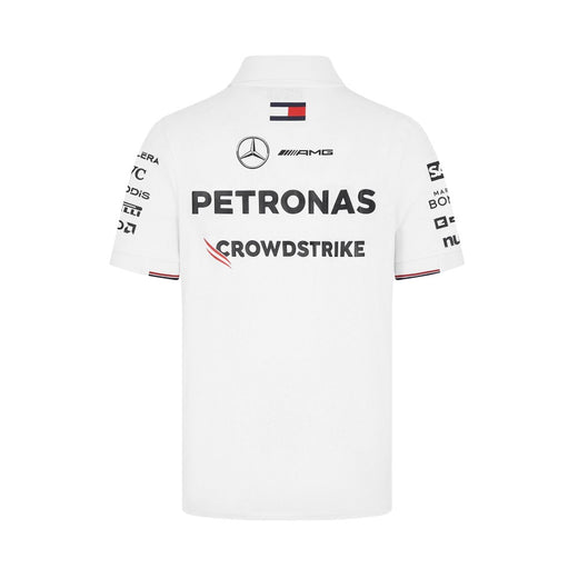 NEW Mercedes-AMG PETRONAS 2024 Team Poloshirt White