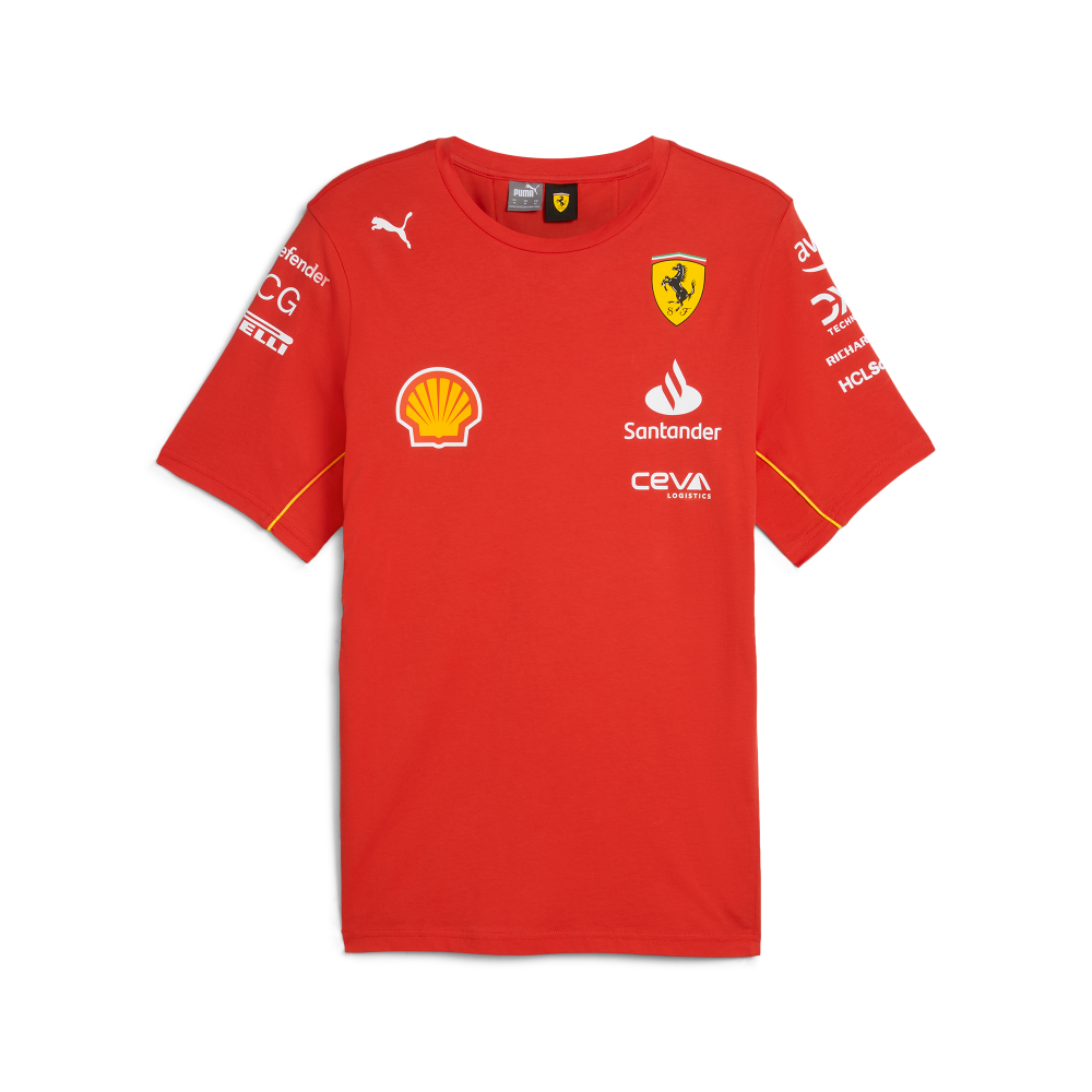 NEW Scuderia Ferrari 2024 Replica Mens Team T-Shirt