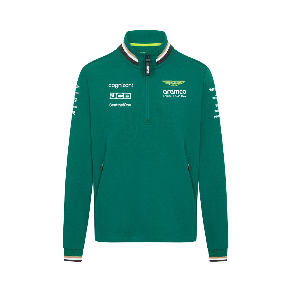 Aston Martin F1 2024 Quarter Zip Sweatshirt