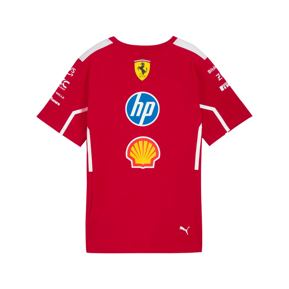 2025 Scuderia Ferrari Kids Team T-Shirt