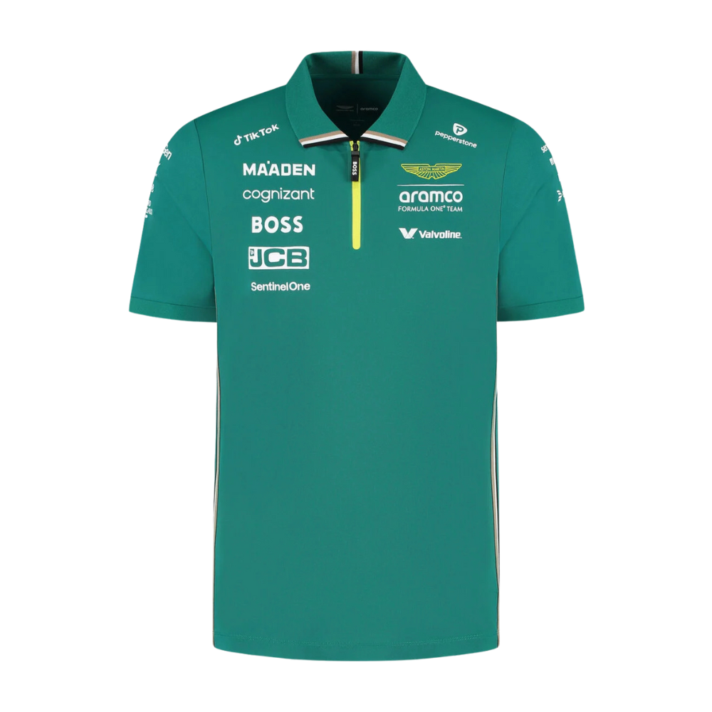 2025 Aston Martin F1 Mens Team Poloshirt