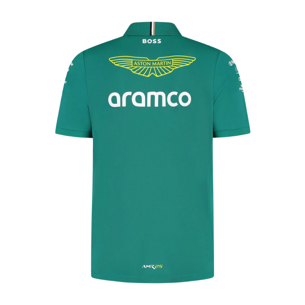 2025 Aston Martin F1 Mens Team Poloshirt