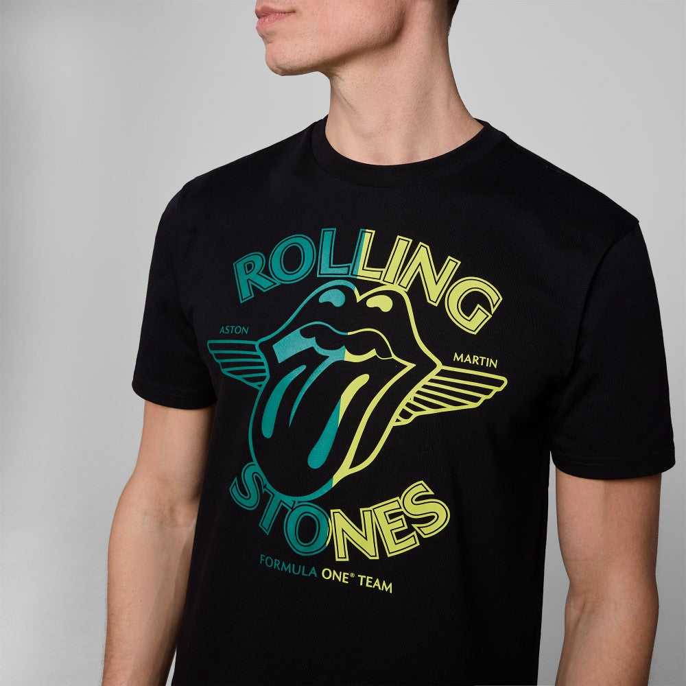 2025 Aston Martin F1 Rolling Stone T-Shirt