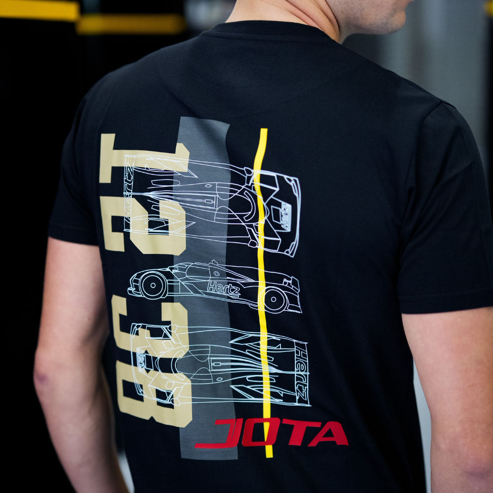 2025 Cadillac Hertz Team Jota Sketch Graphic T-Shirt