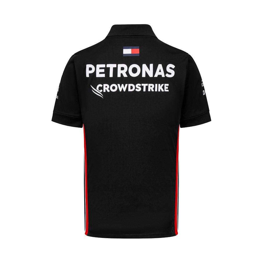 Mercedes-AMG PETRONAS 2023 Mens Black Poloshirt