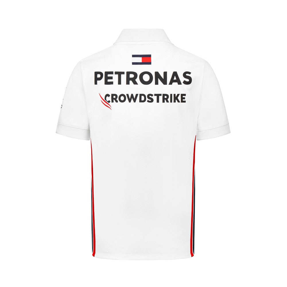 Mercedes-AMG PETRONAS 2023 Mens White Poloshirt