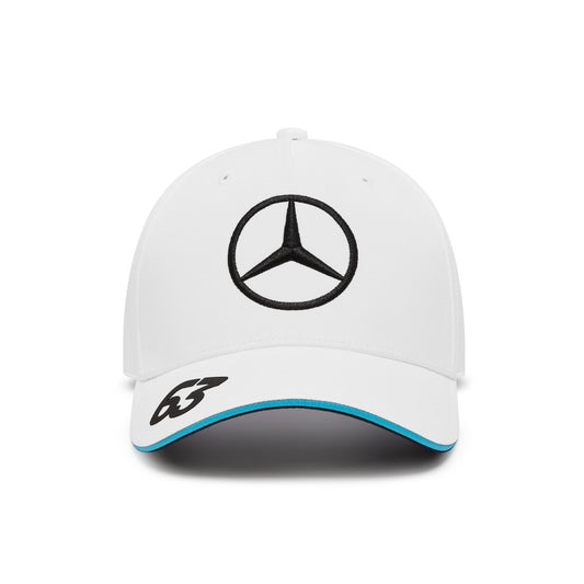 NEW Mercedes-AMG PETRONAS 2024 George Russell White Cap