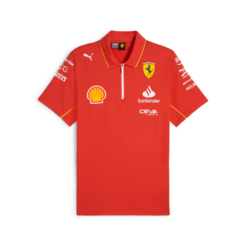 Scuderia Ferrari 2024 Replica Team Poloshirt Grandstand Merchandise