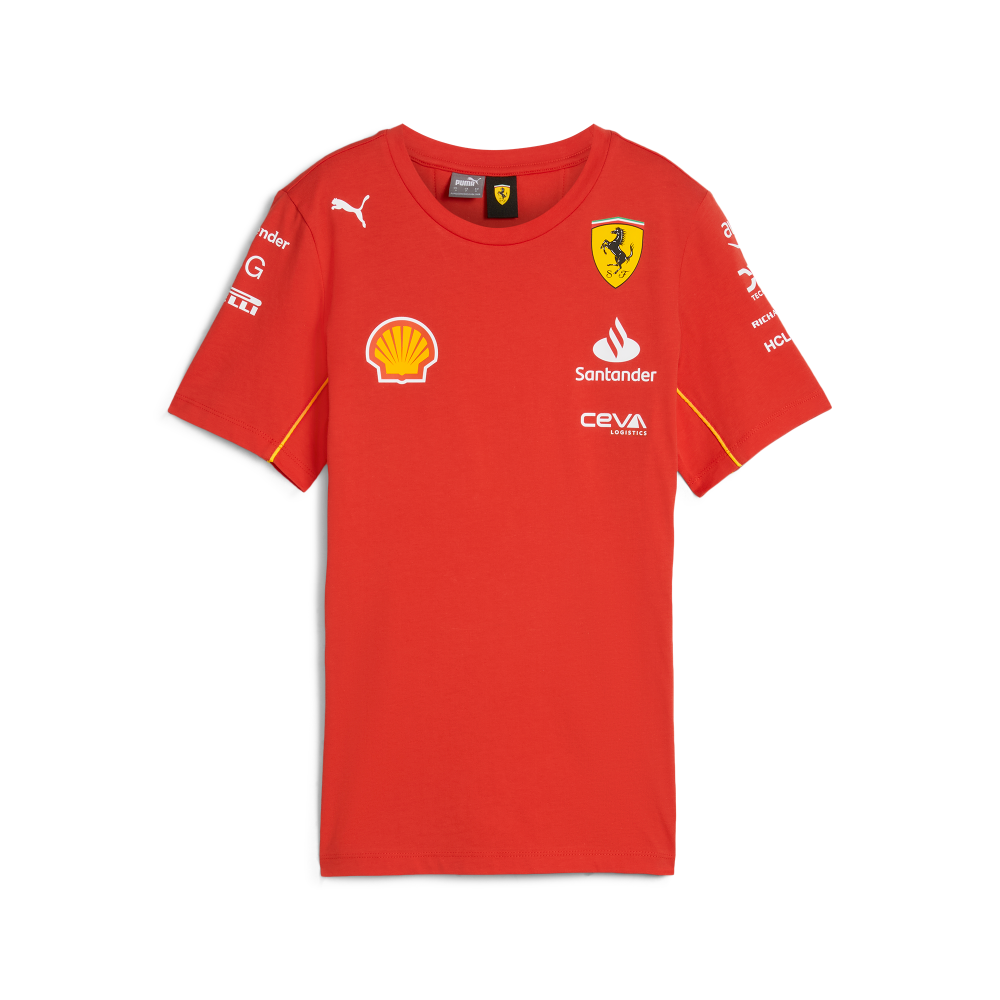 Scuderia Ferrari 2025 Ladies Replica Team TShirt Grandstand Merchandise