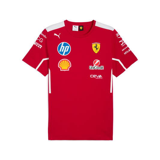 2025 Scuderia Ferrari Replica Ladies Team T-Shirt