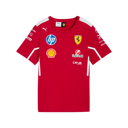 2025 Scuderia Ferrari Kids Team T-Shirt