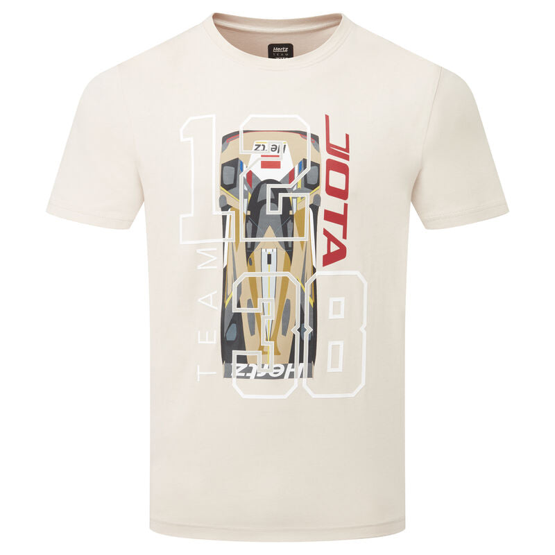 2025 Cadillac Hertz Team Jota Car Graphic T-Shirt