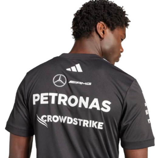 2025 Mercedes-AMG PETRONAS Replica Driver T-Shirt Black