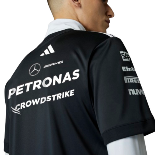 2025 Mercedes-AMG PETRONAS Replica Driver T-Shirt Black