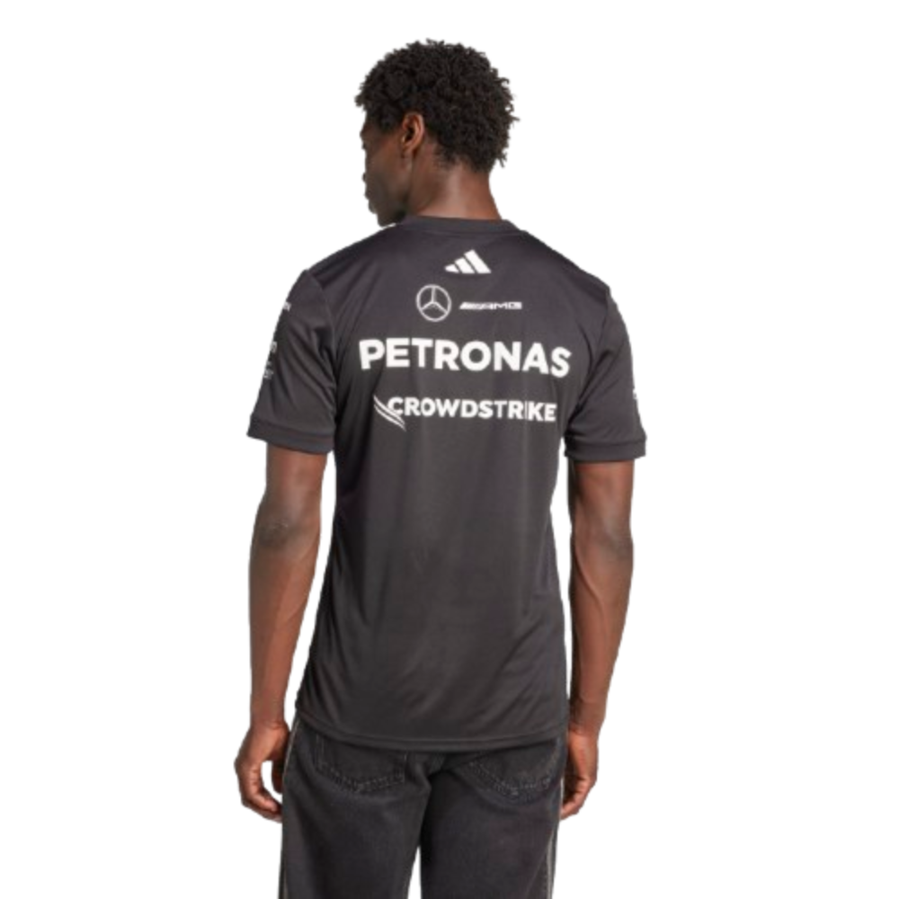 2025 Mercedes-AMG PETRONAS Replica Driver T-Shirt Black