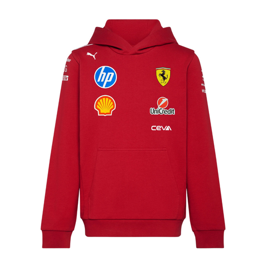 2025 Scuderia Ferrari Kids Team Hoodie