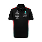 Mercedes-AMG PETRONAS 2023 Mens Black Poloshirt