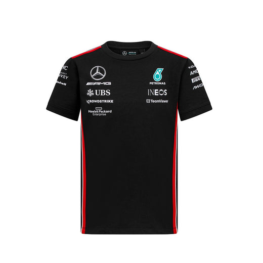 Mercedes-AMG PETRONAS 2023 Kids Black Driver T-Shirt