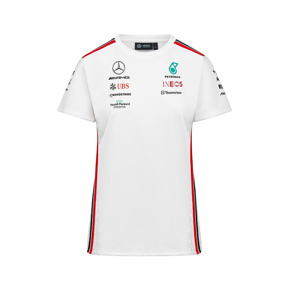 Mercedes-AMG PETRONAS 2023 Ladies White Driver T-Shirt