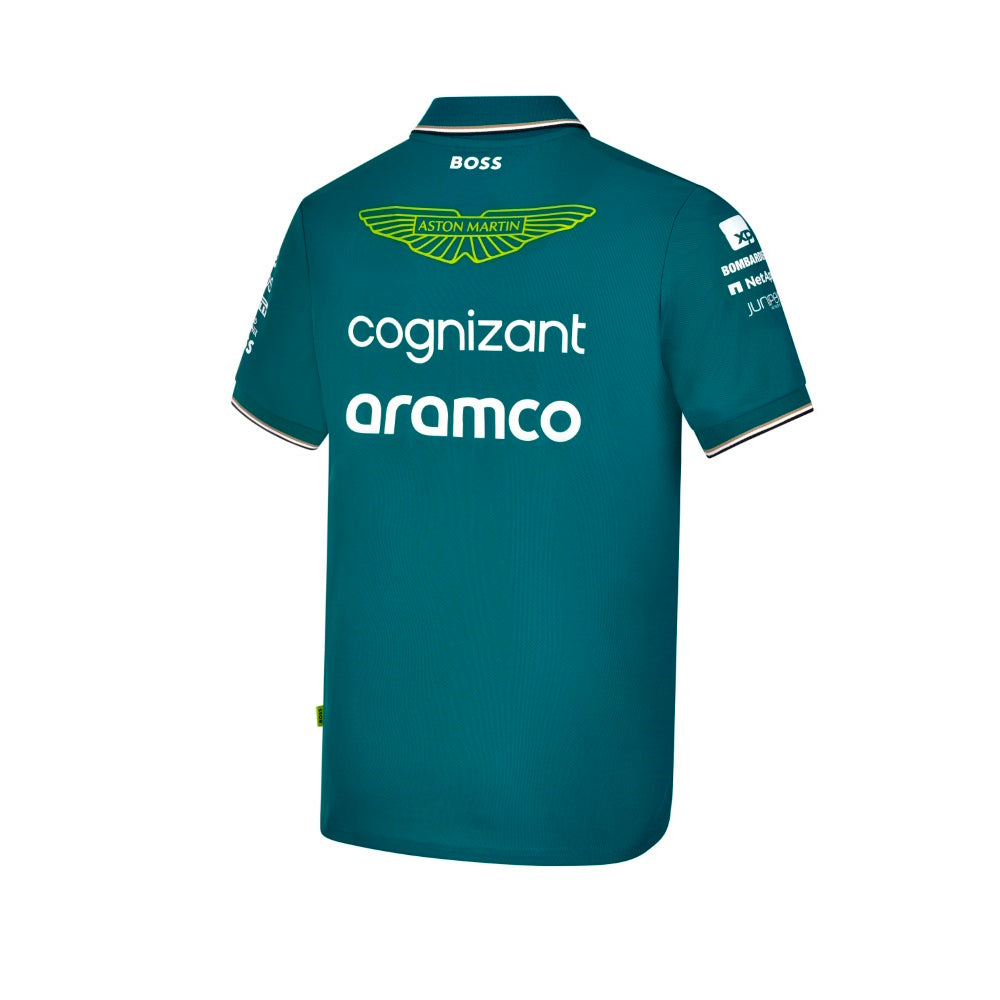 Aston Martin F1 Official Mens Polo Grandstand Merchandise